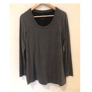 Lysse Long Sleeve Flowy Scoop Neck Tee Small